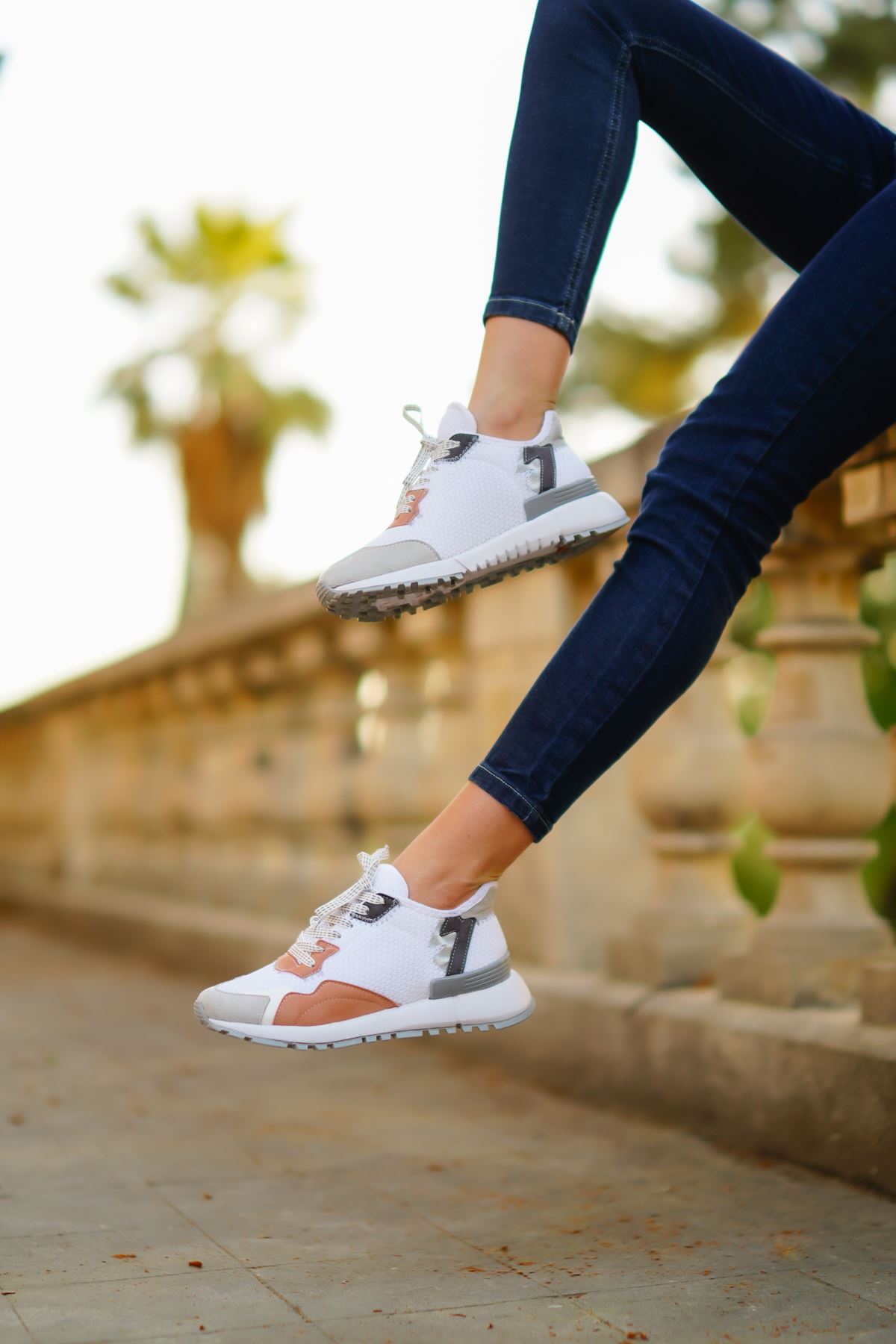 Kadın Viska Spor Ayakkabı - Beyaz