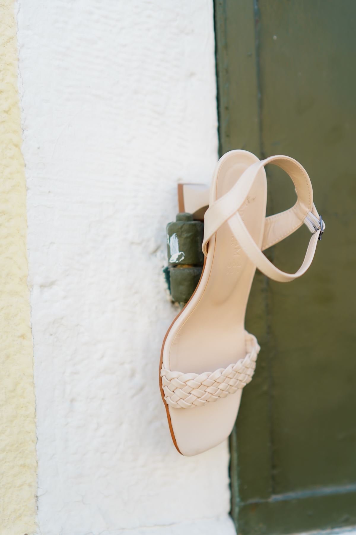 Kadın Palma Kısa Topuklu Ayakkabı - Ten Deri