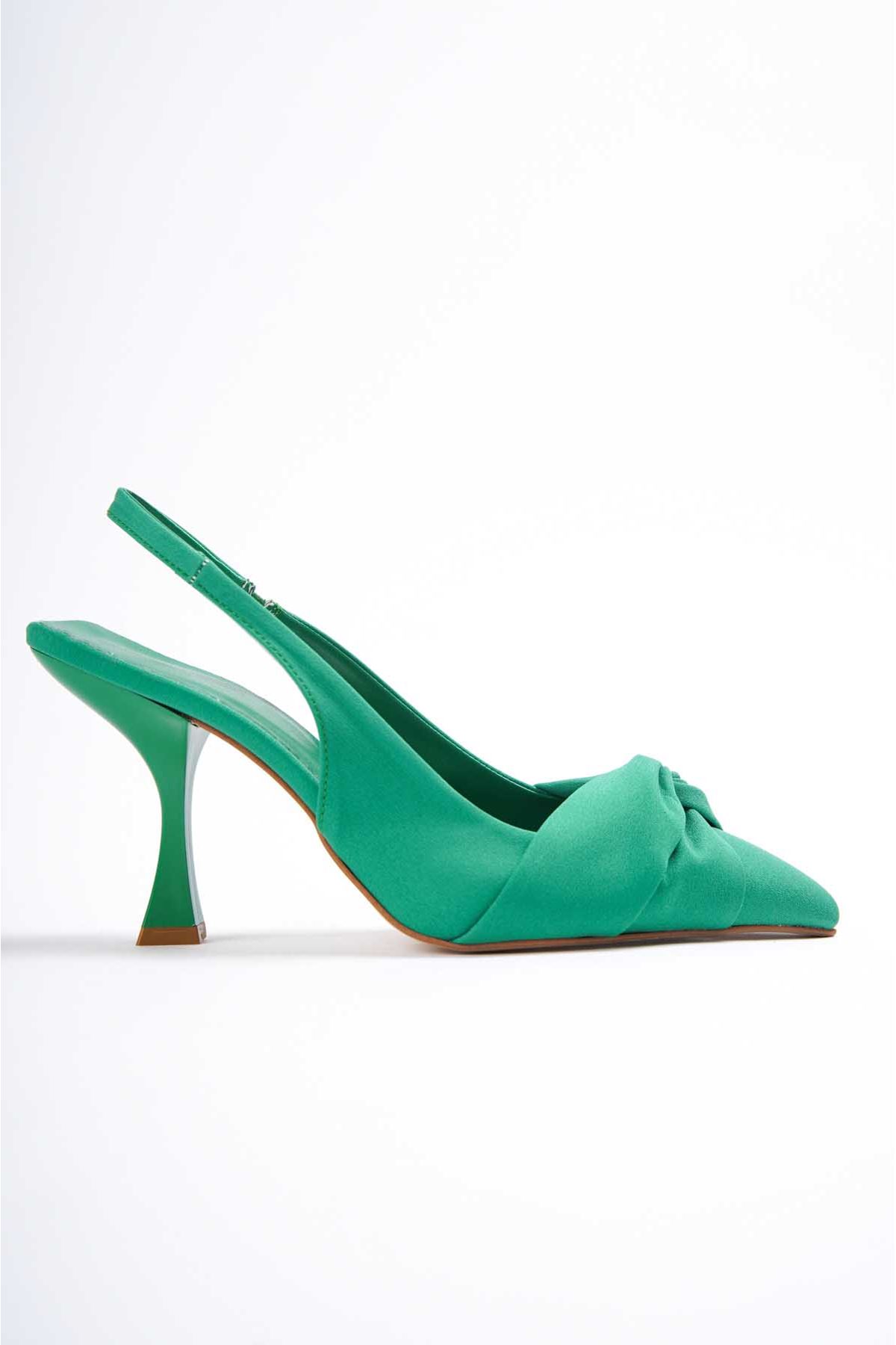 Kadın Silas Topuklu Ayakkabı - Yeşil
