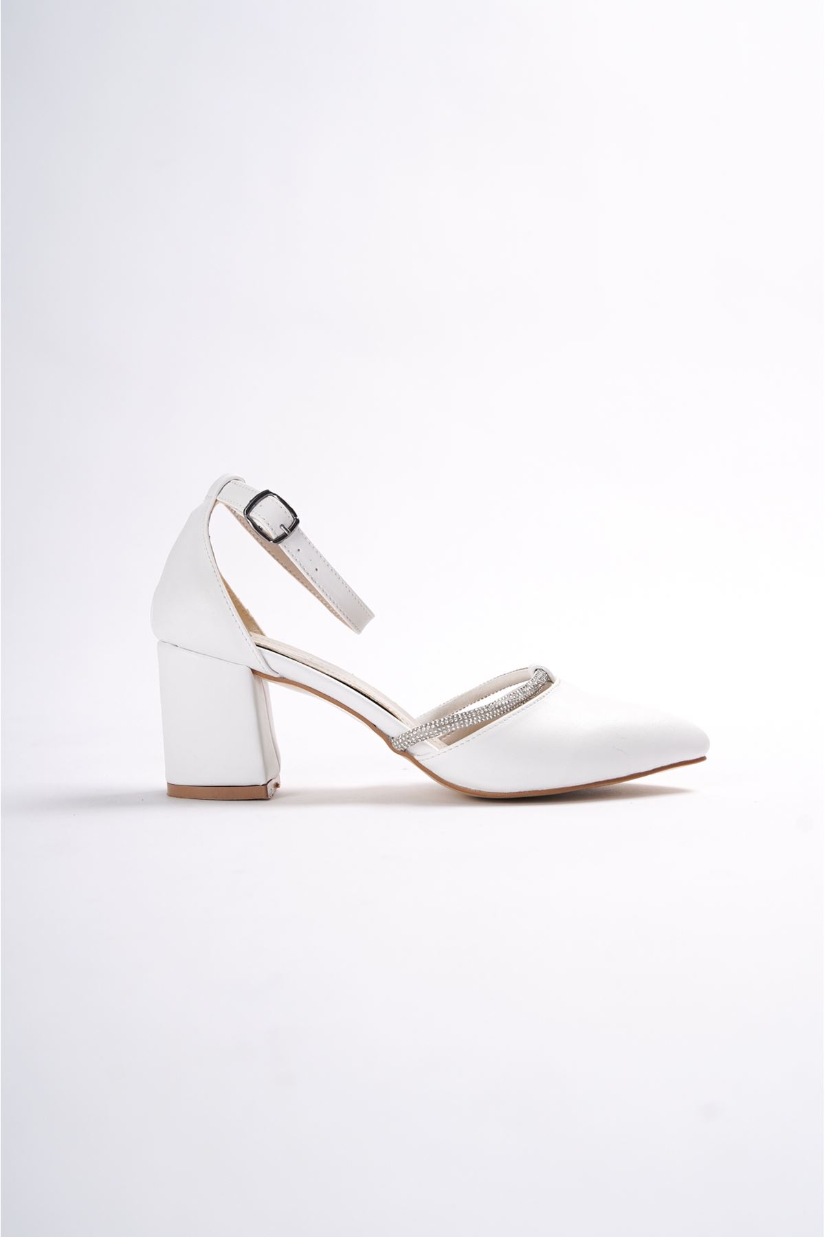 Kadın İsador Topuklu Ayakkabı - Beyaz