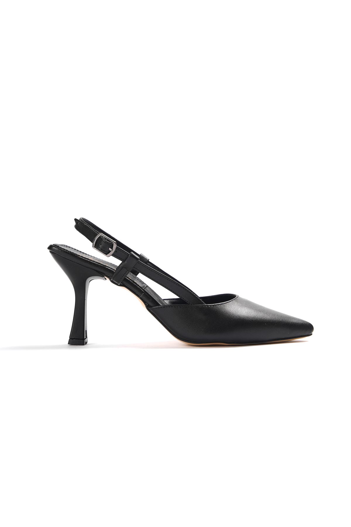 Kadın Erica Topuklu Ayakkabı - siyah-deri