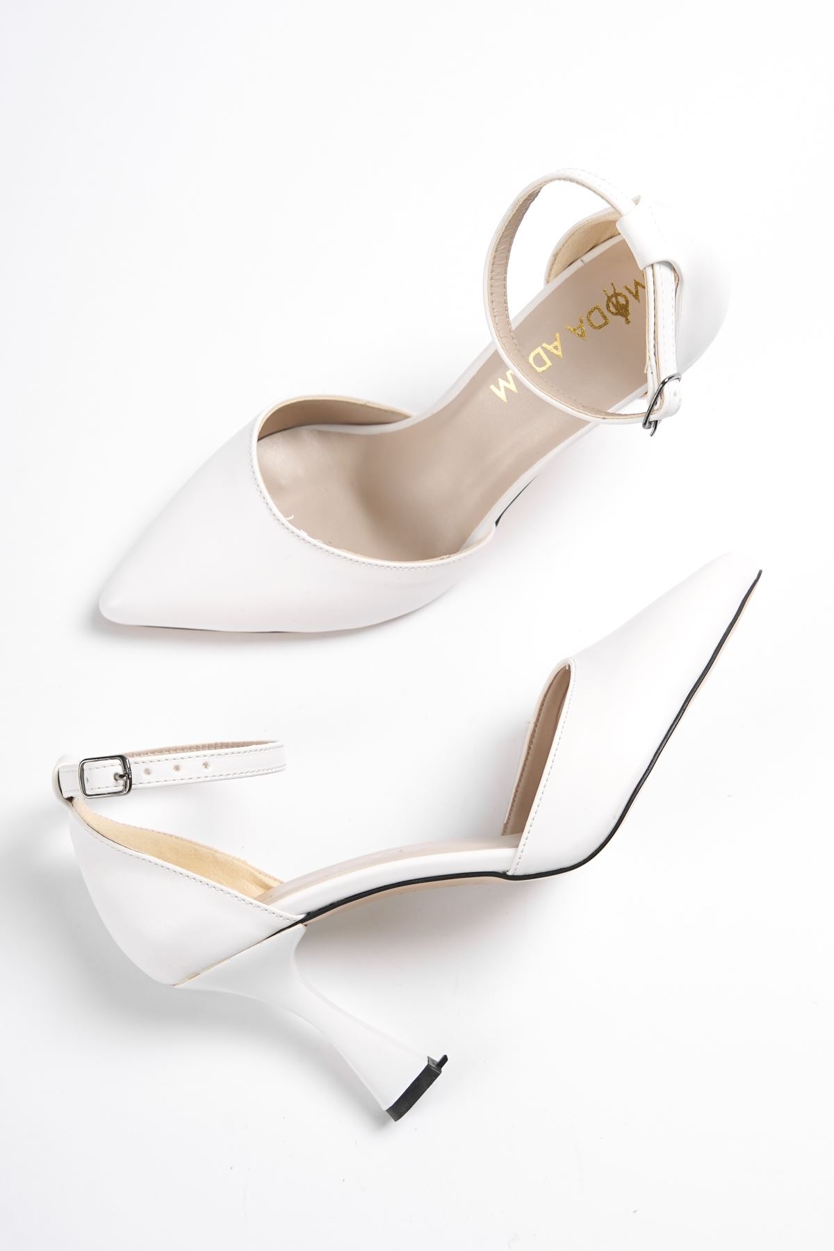 Kadın Denise Topuklu Ayakkabı - Beyaz