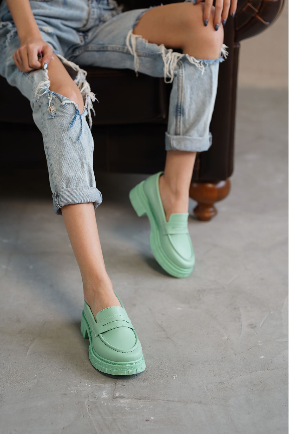 Kadın Tamia  Günlük Ayakkabı - Su Yeşili