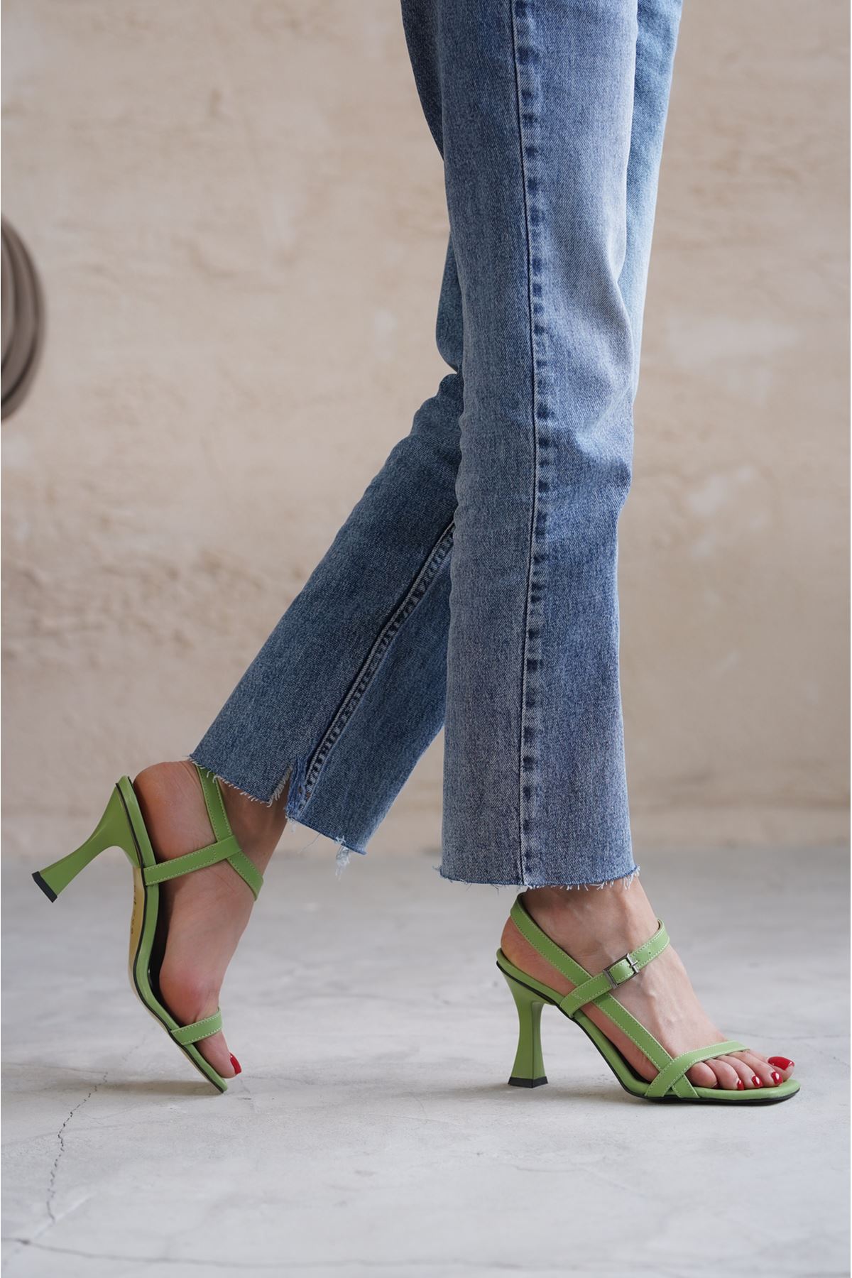 Kadın Anakor Topuklu  Ayakkabı - Yeşil