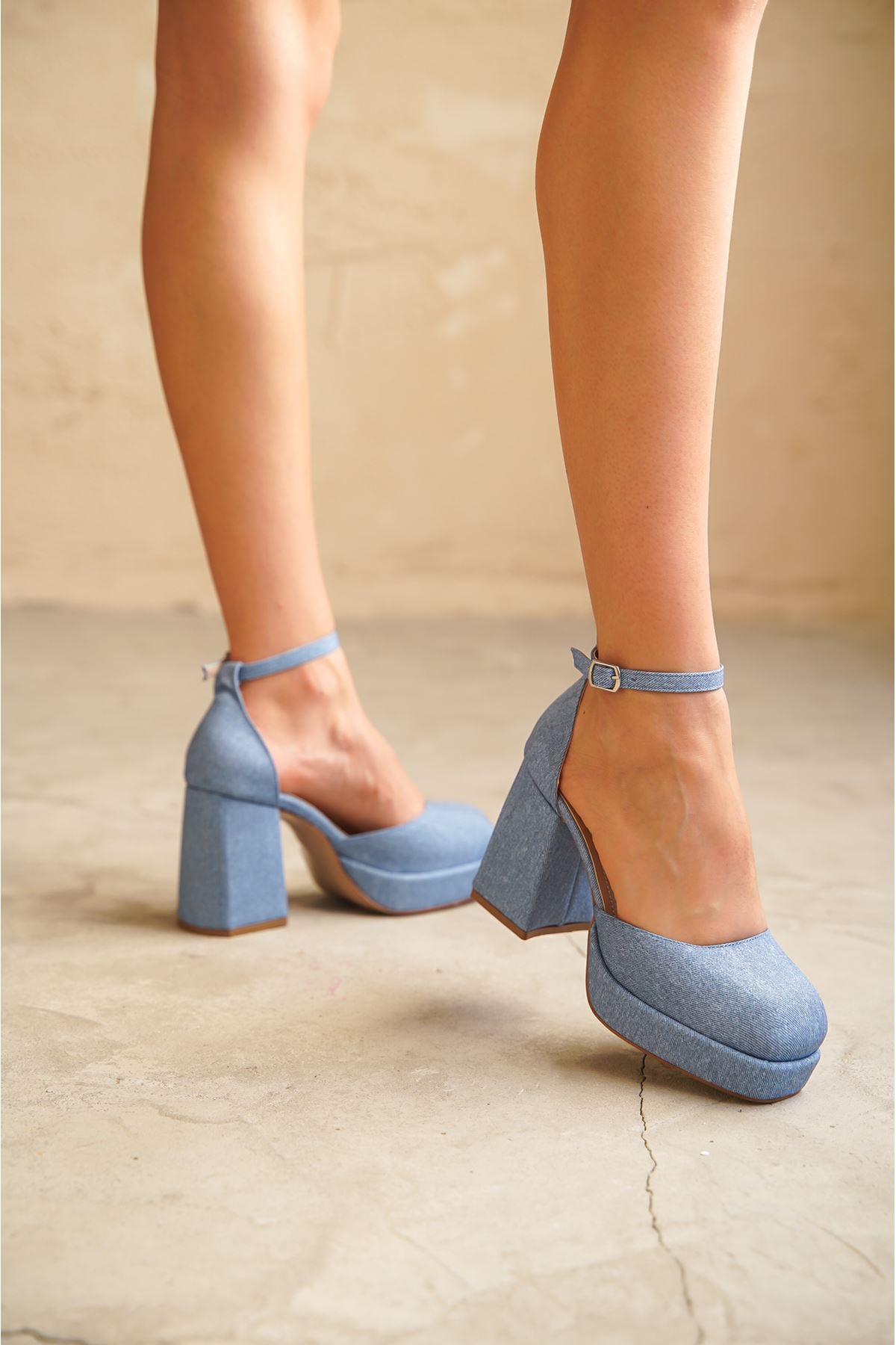 Kadın Gander Platformlu Topuklu Ayakkabı - Soft Kot