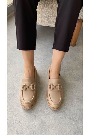Kadın Padova Günlük Loafer Ayakkabı - Nude