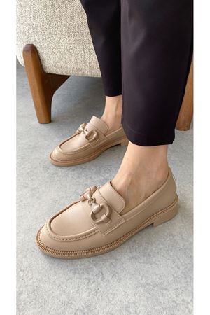 Kadın Padova Günlük Loafer Ayakkabı - Nude