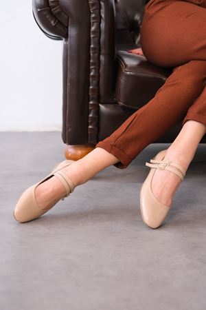 Kadın Rola Babet Ayakkabı - Ten-Rugan