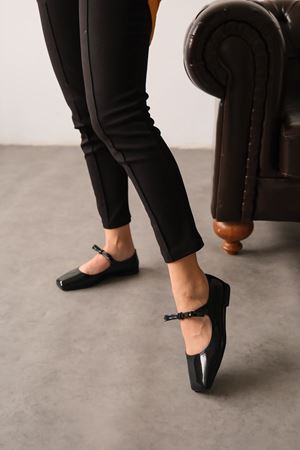 Kadın Cortec Babet Ayakkabı - siyah-rugan