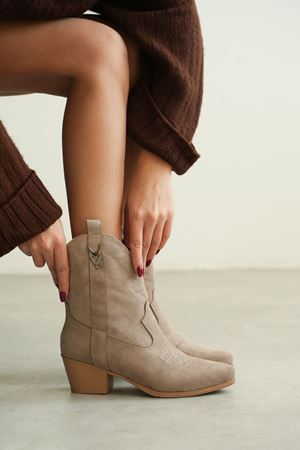 Kadın Grant Kısa Kovboy Bot - Vizon