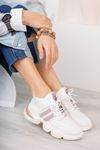 Kadın Sigma Triko Spor Ayakkabı Beyaz - Beyaz