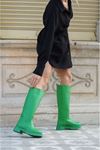 Kadın Apello Çizme - Yeşil Deri