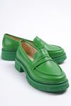 Kadın Tamia  Günlük Ayakkabı - Yeşil Deri