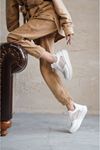 Kadın Jevel Bağcıklı Spor Ayakkabı - Beyaz