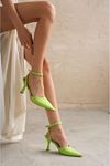 Kadın Ziona Topuklu Ayakkabı - Elma-Yeşili