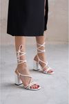 Kadın Bern Topuklu Ayakkabı - Beyaz