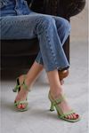 Kadın Anakor Topuklu  Ayakkabı - Yeşil