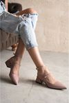 Kadın Conroy Kısa Topuklu Rugan Ayakkabı - Pembe-Rugan