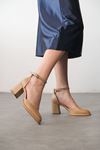 Kadın Penida Platform Topuklu Ayakkabı - Nude